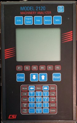 CSI 2120 machinery analyzer
